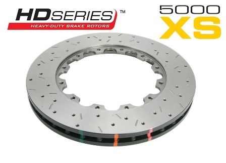 5000 series - Crossed Drilled &amp; Slotted - Rotor Only