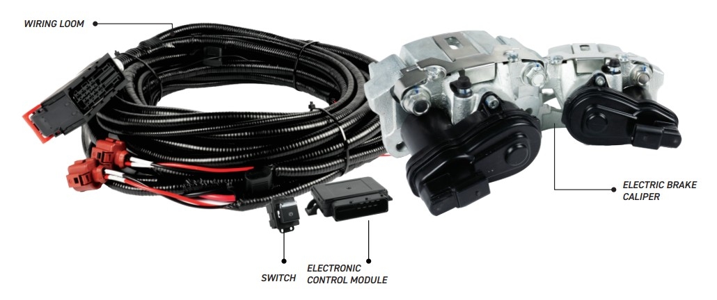 Electric Secondary Park Brake Minimg Spec - Landcruiser 76, 78 &amp; 79 SERIES (2019-ON)