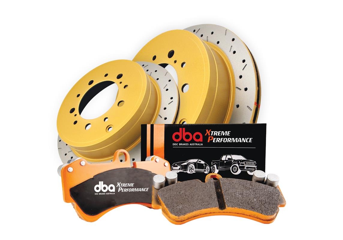 Brake Kit - 4000 Series T3 Slotted &amp; Xtreme Performance Brake Pads (2x DBA42314XS + DB2400XP)